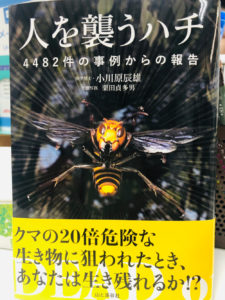 人を襲うハチ